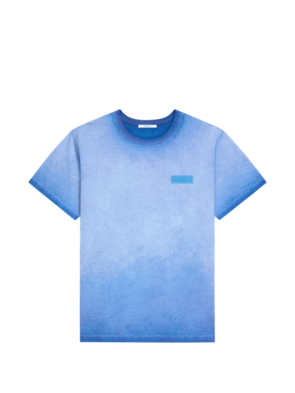 Givenchy logo-patch T-shirt - Blau