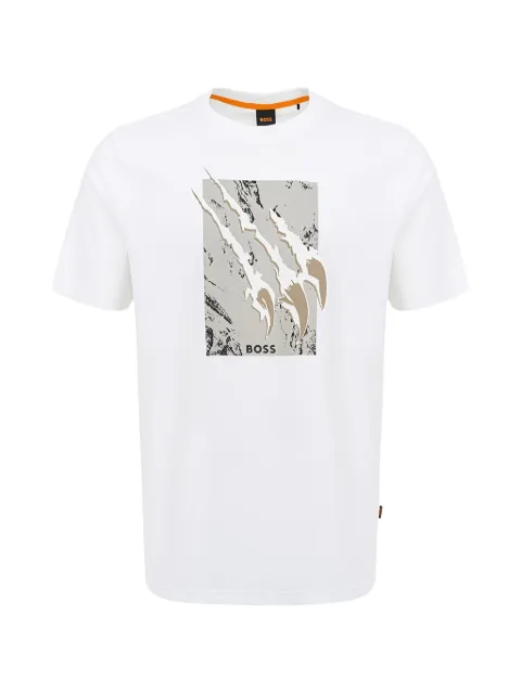 BOSS 图案圆领T恤