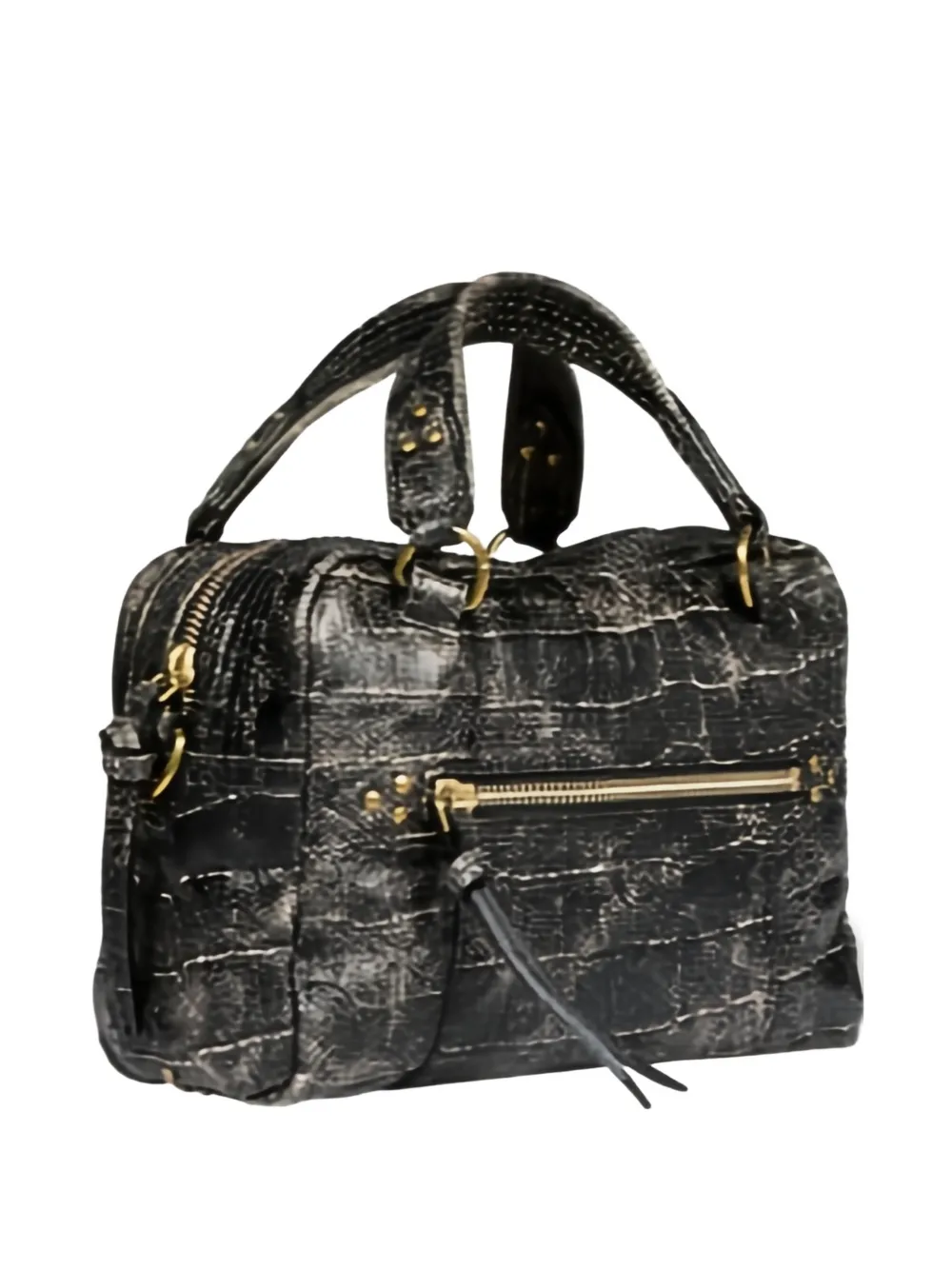 Jérôme Dreyfuss Lucky Bowling mini tote bag - Nero