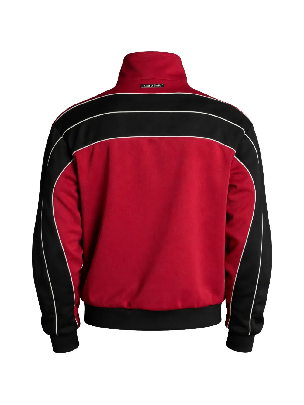  State Of Order Zip-up Bomber Jacket - Red 