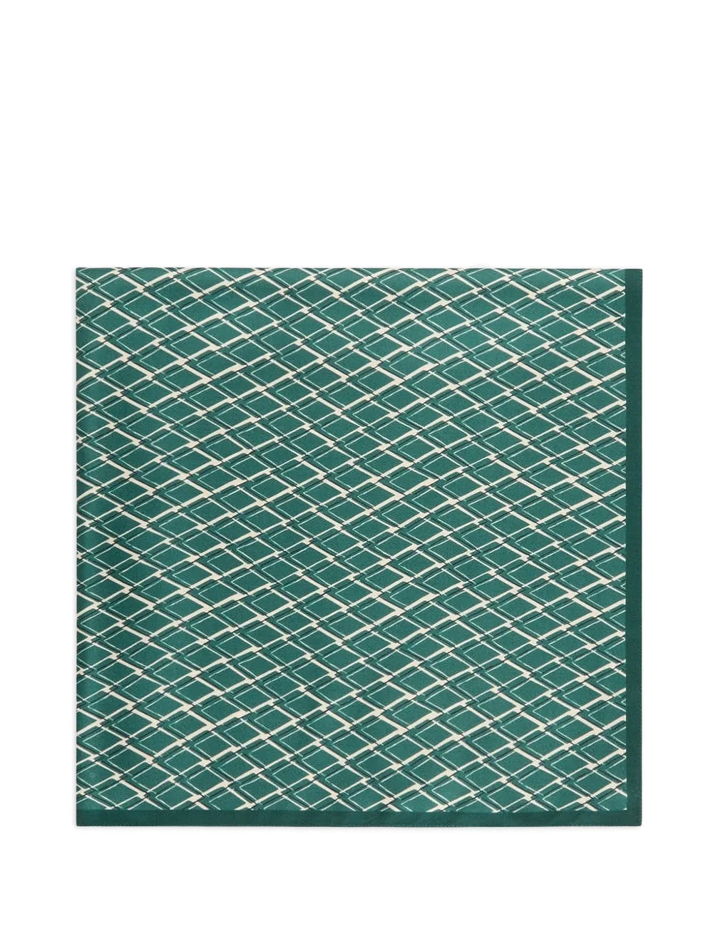 Slowear Patterned Scarf - Green 
