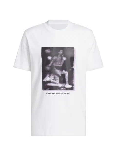 adidas graphic-print T-shirt