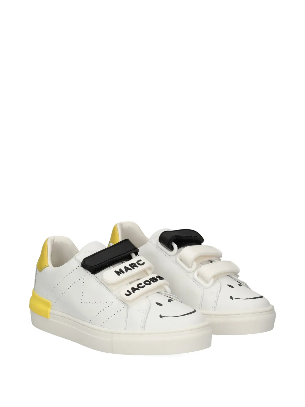 Marc Jacobs Kids x SmileyWorld logo sneakers Wit