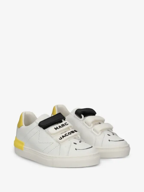 Marc Jacobs Kids  x SmileyWorld logo sneakers