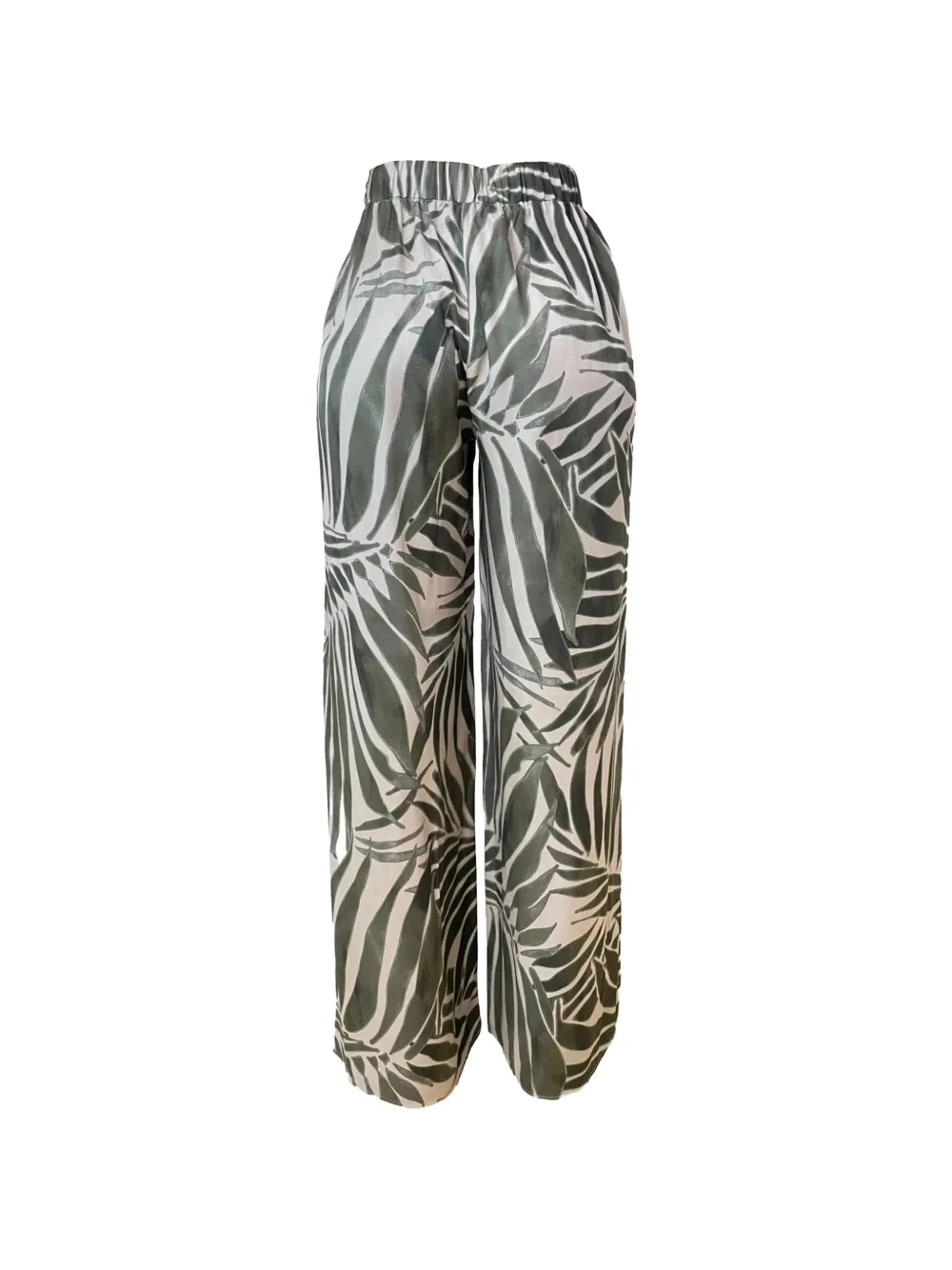  Pennyblack Leaf-printed Trousers - Green 
