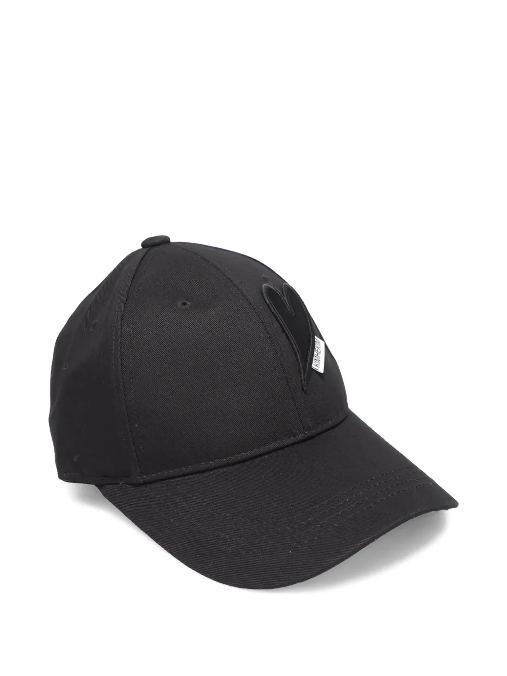 Kimhekim heart appliqué hat - Nero