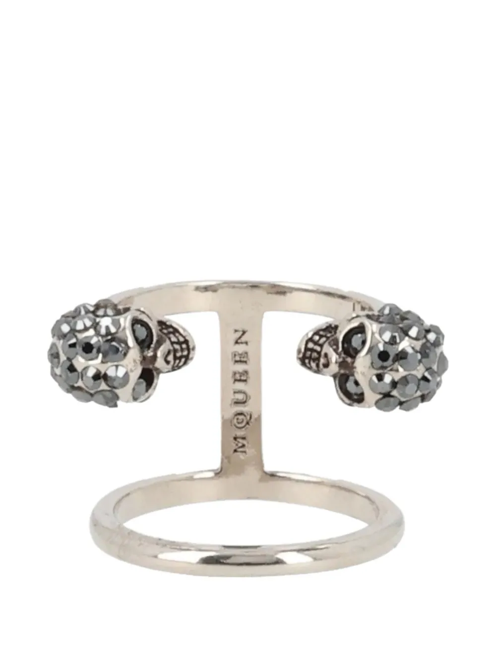  Alexander Mcqueen Skull-embellishment Ring - Silver 