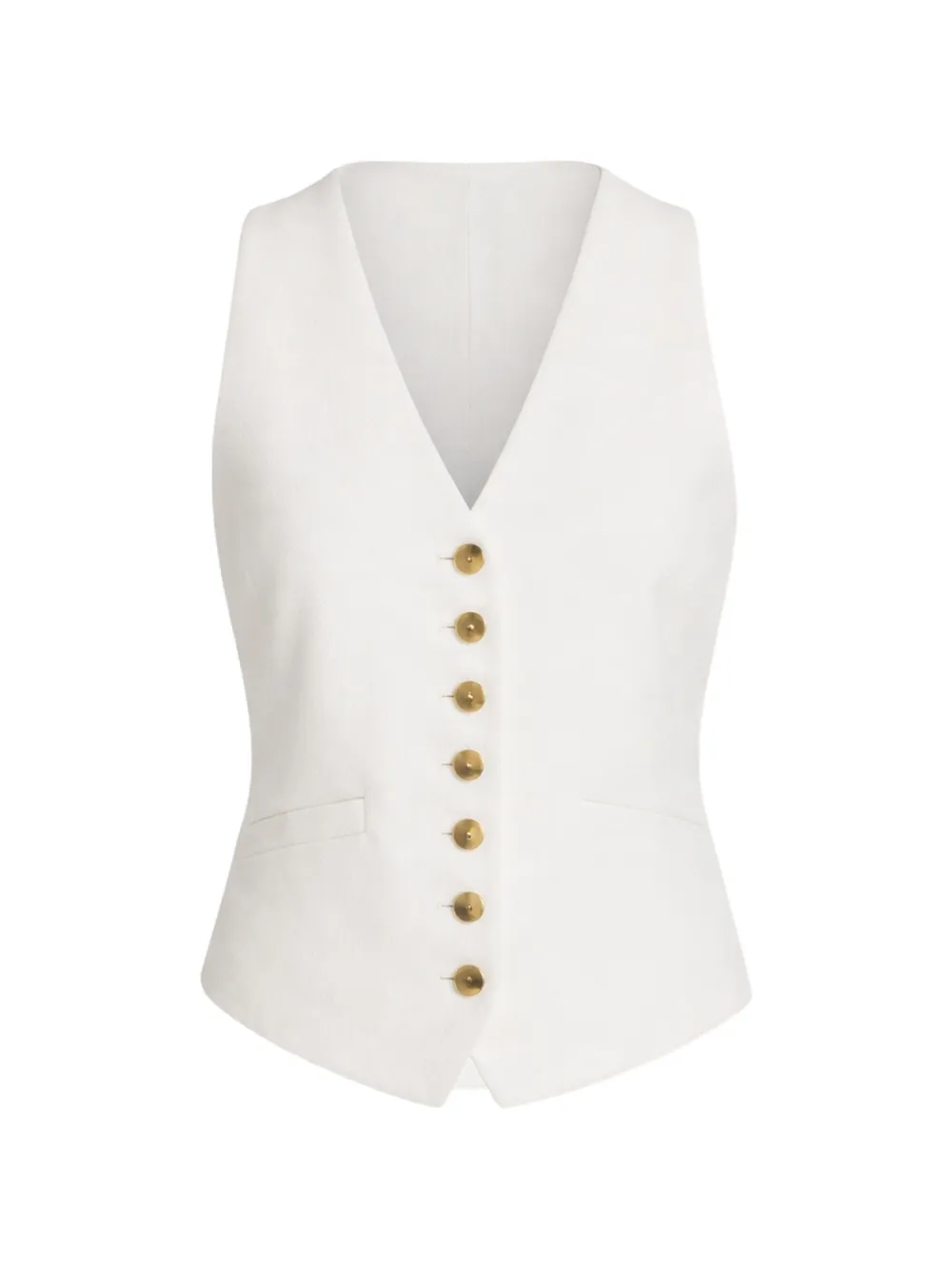 Vince buttoned vest - Bianco