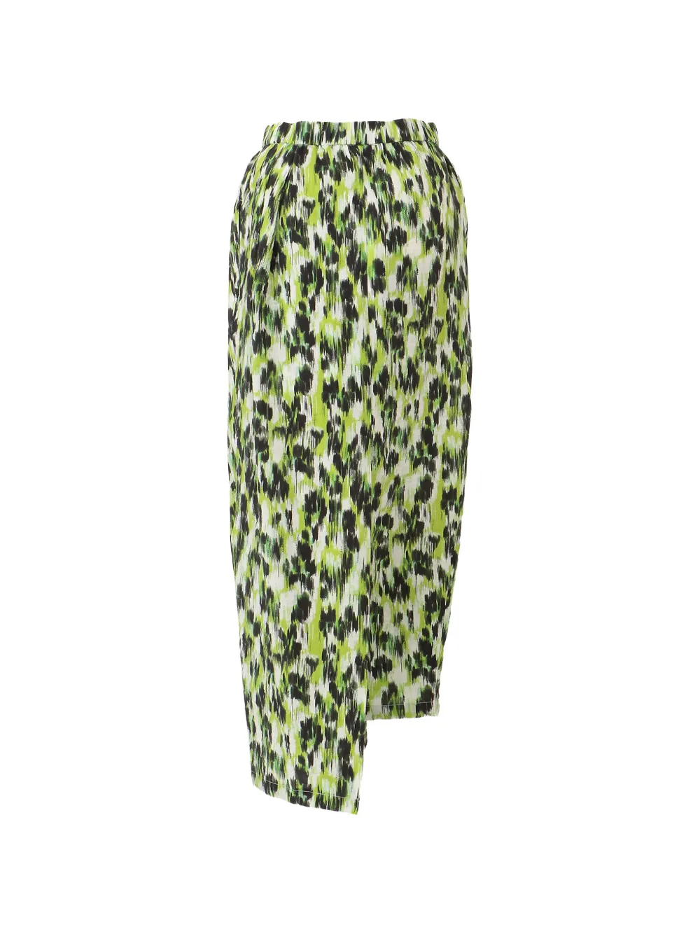 Christian Wijnants Midi-rok met print en gestrikte taille Groen