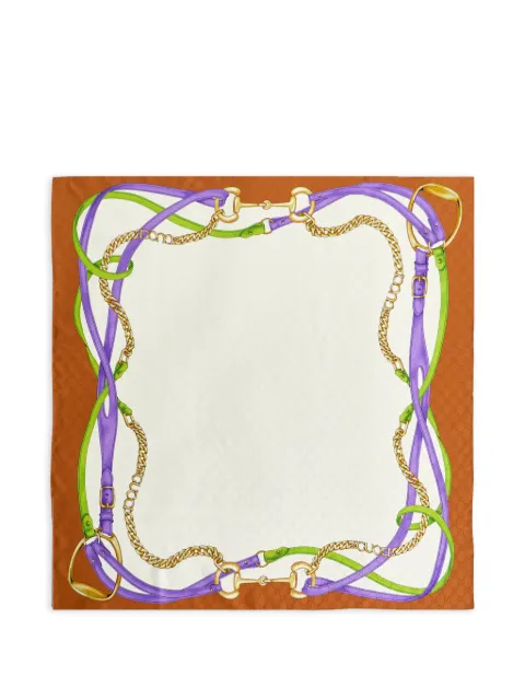 Gucci chain-print scarf