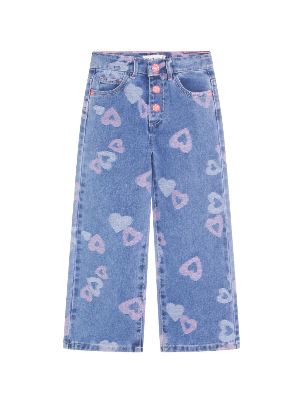 Billieblush heart-print jeans