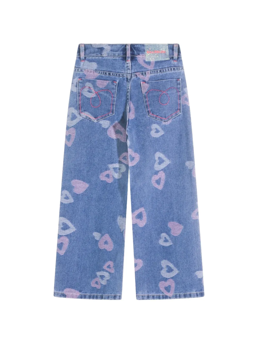  Billieblush Heart-print Jeans - Blue 