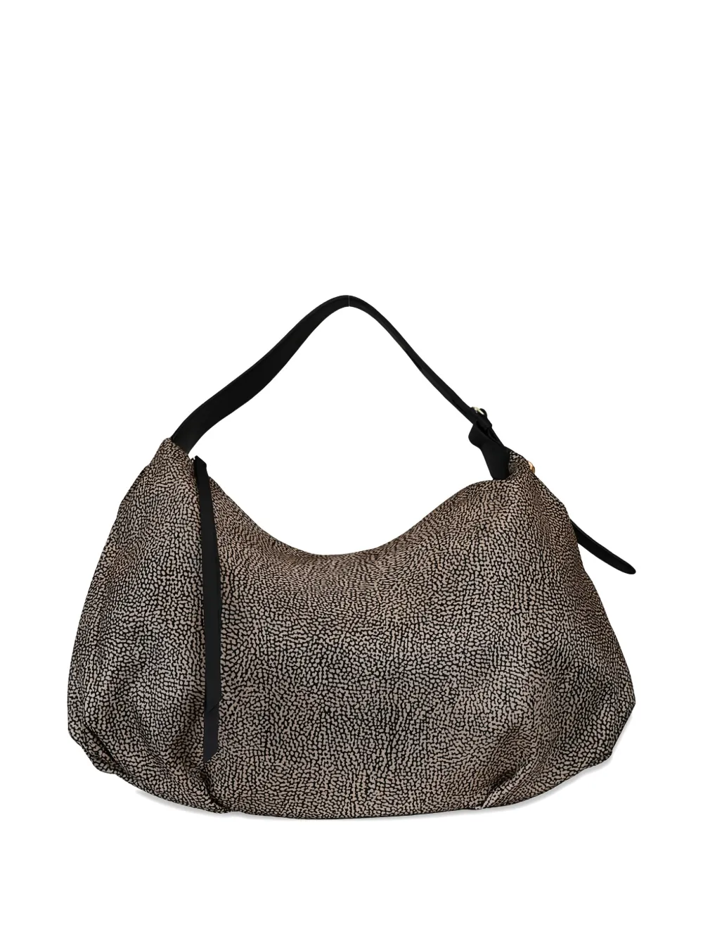Borbonese medium shoulder bag - Toni neutri