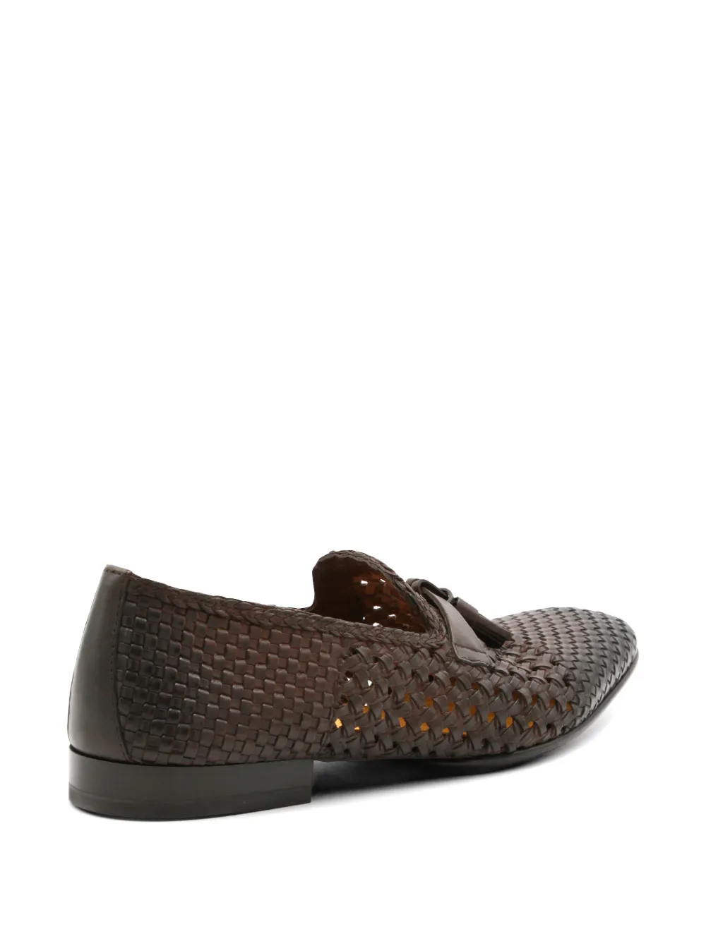 Doucal's woven tassel loafers Bruin
