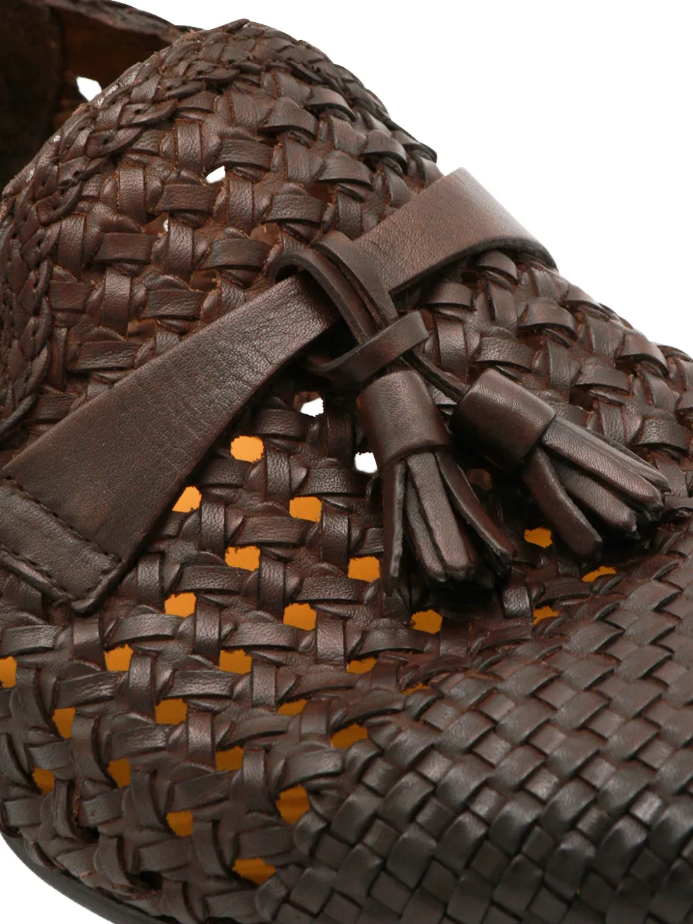 Doucal's woven tassel loafers Bruin