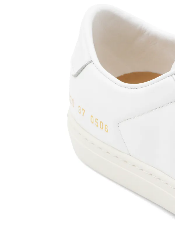 Common Projects レースアップ レザースニーカー | ホワイト | FARFETCH JP