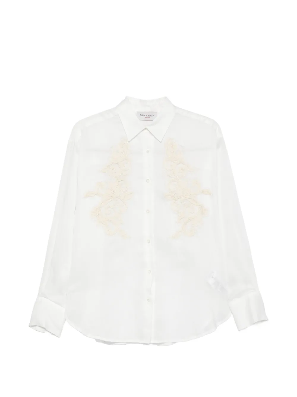 ERMANNO FIRENZE embroidery shirt - White