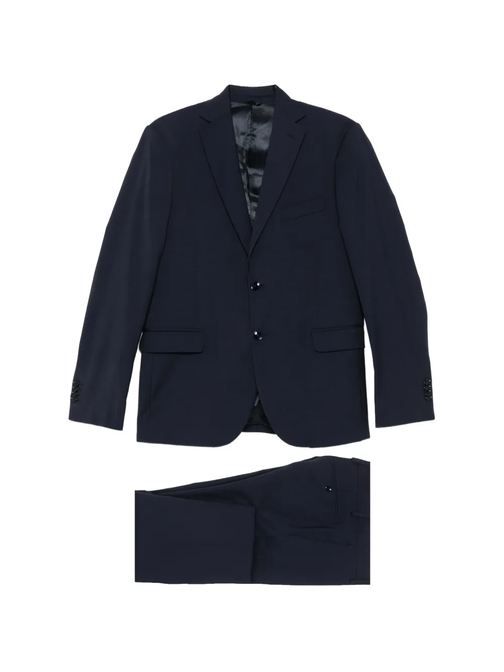 VELA SHOP single-breasted tailored-cut suit - Blu