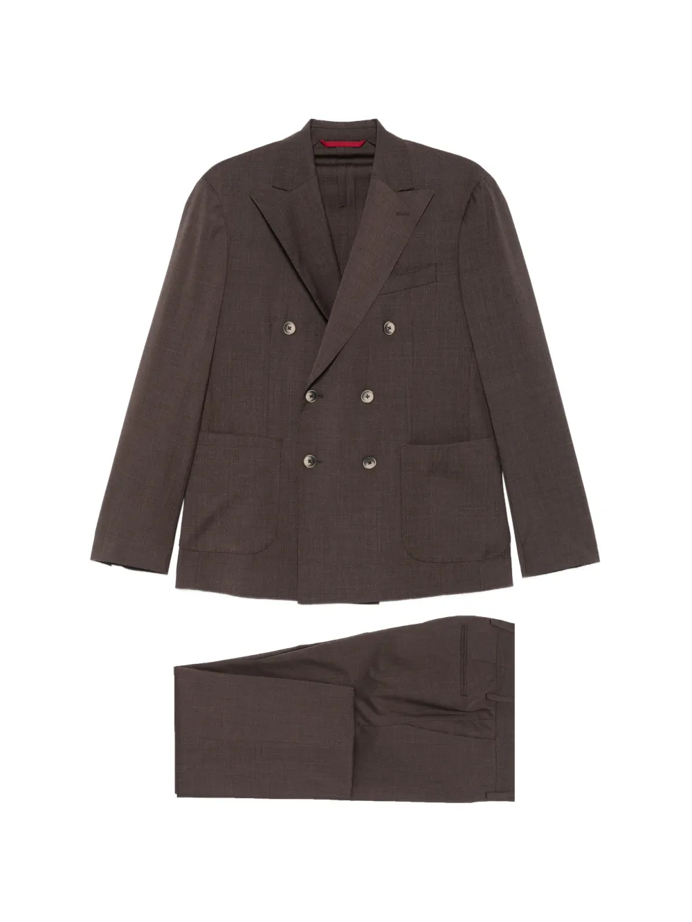 VELA SHOP double-breasted suit - Marrone