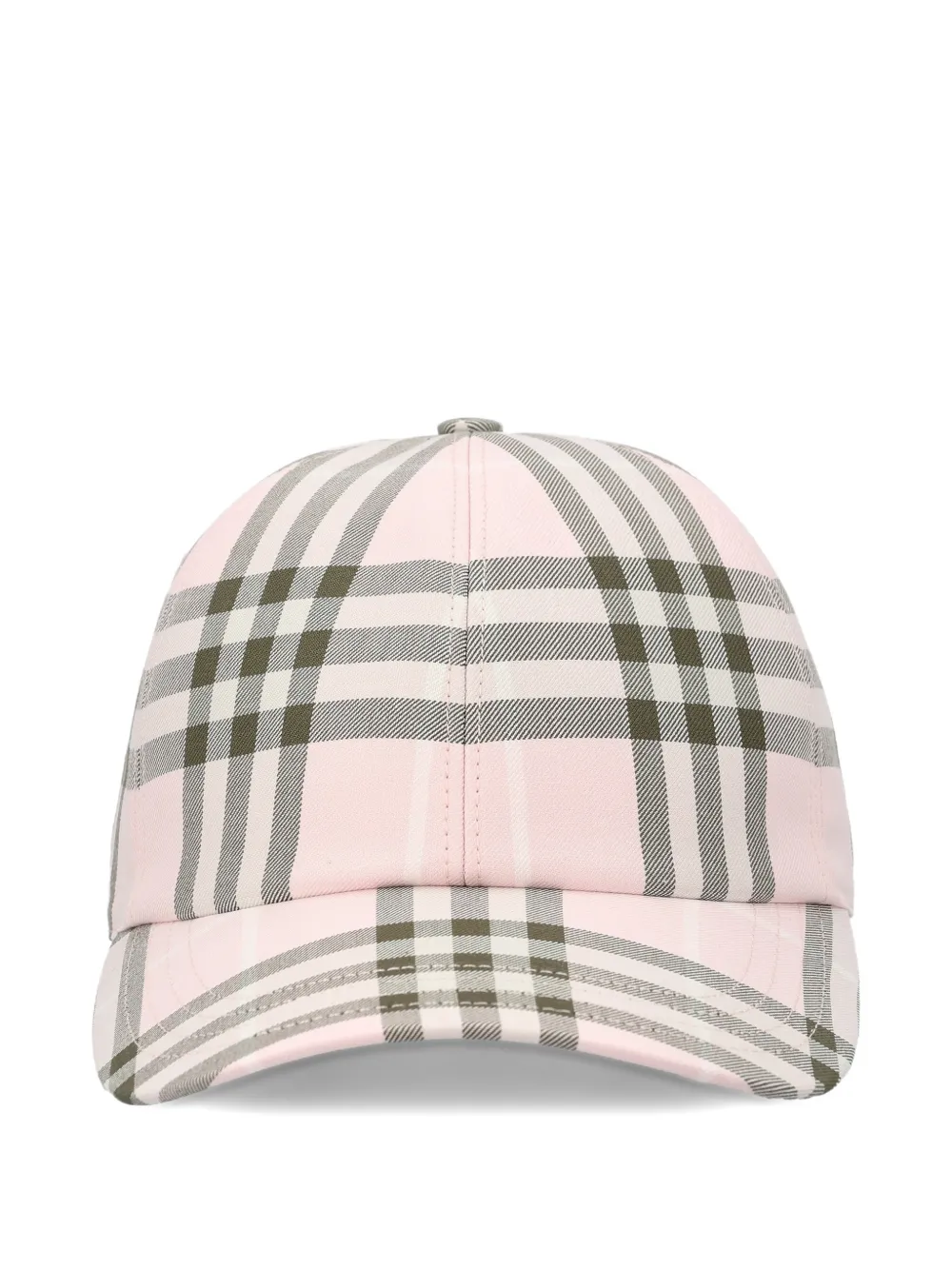 Burberry check baseball cap - Rosa