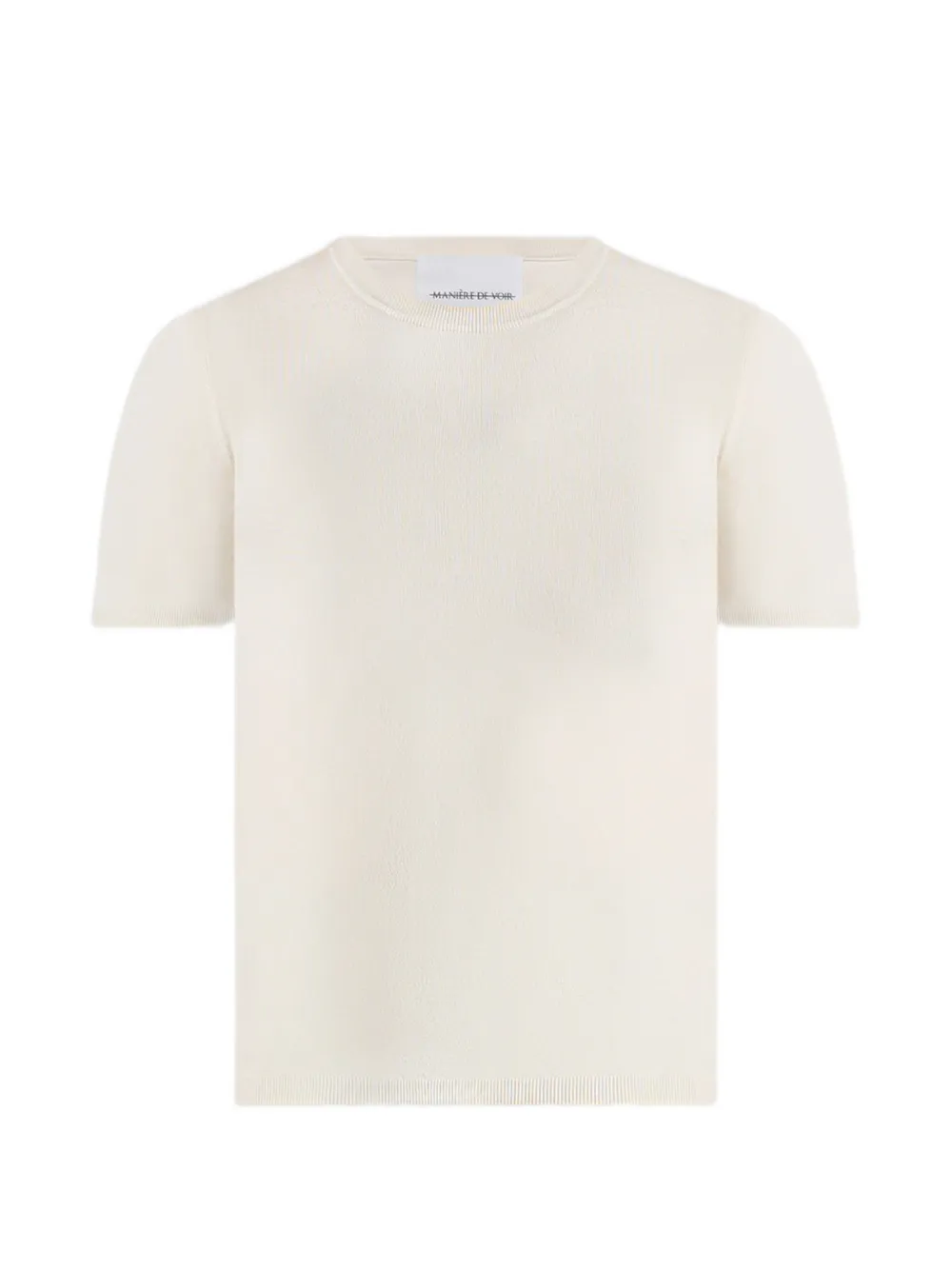 Manière De Voir Ellis knitted T-shirt - Toni neutri