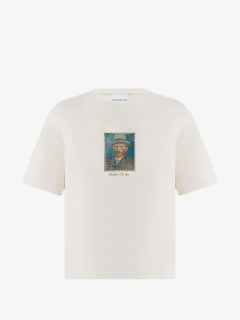 Manière De Voir Anders almond blossoms cotton T-shirt