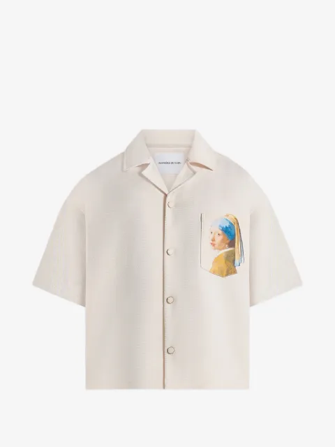 Manière De Voir Stephane "a girl with a pearl earring" boxy shirt