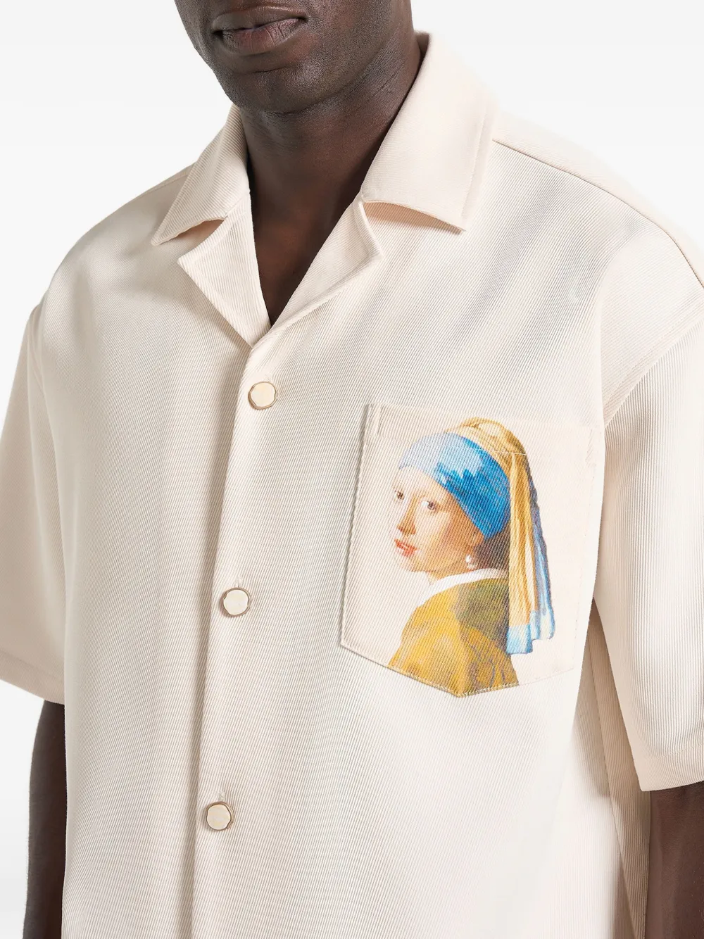 Manière De Voir Stephane "A Girl With A Pearl Earring" boxy shirt - thumbnail 5 of 5