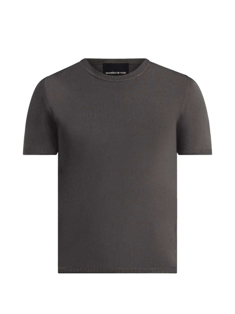 Manière De Voir Ellis knitted T-shirt - Grigio