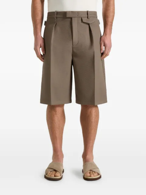 Manière De Voir Auguste tailored tweed bermuda shorts