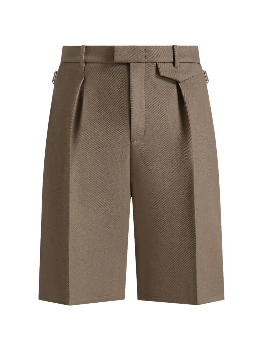Manière De Voir Auguste tailored tweed bermuda shorts - Marrone