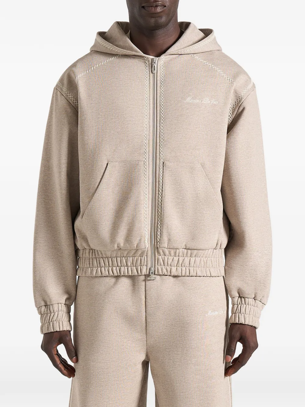 Manière De Voir Felpa Ollie con zip - Toni neutri