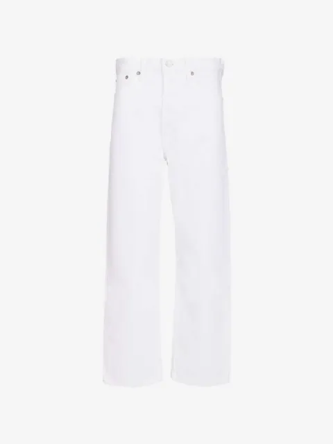AGOLDE Calça jeans reta cintura média