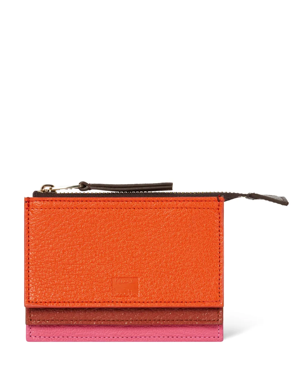 Paul Smith Concertina zip-top cardholder - Arancione