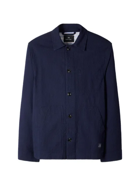 PS Paul Smith sobrecamisa texturizada con botones