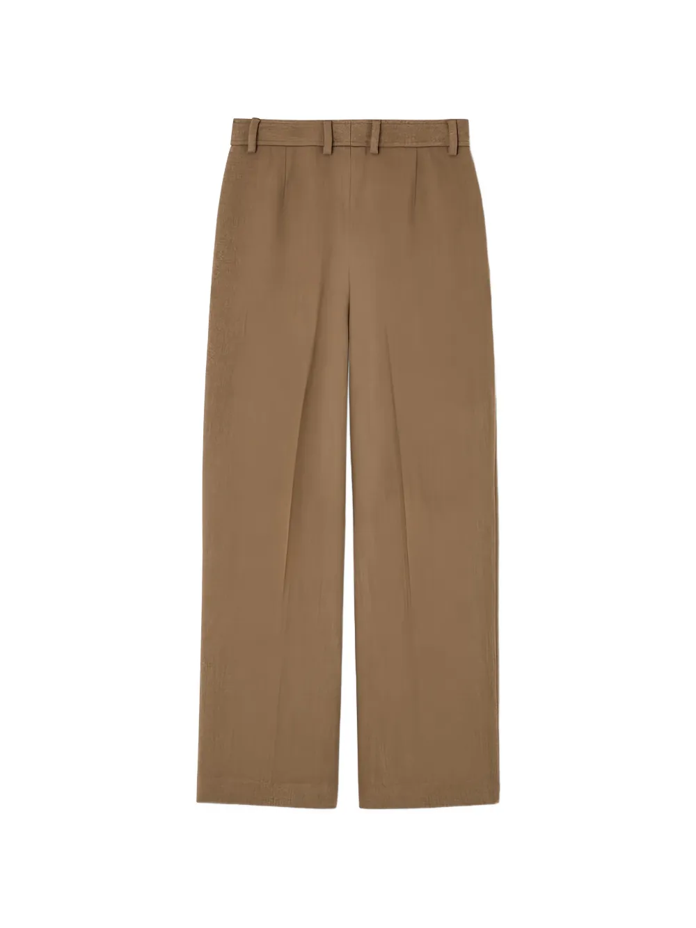  Loro Piana Rodger Pleated Wool Trousers - Brown 