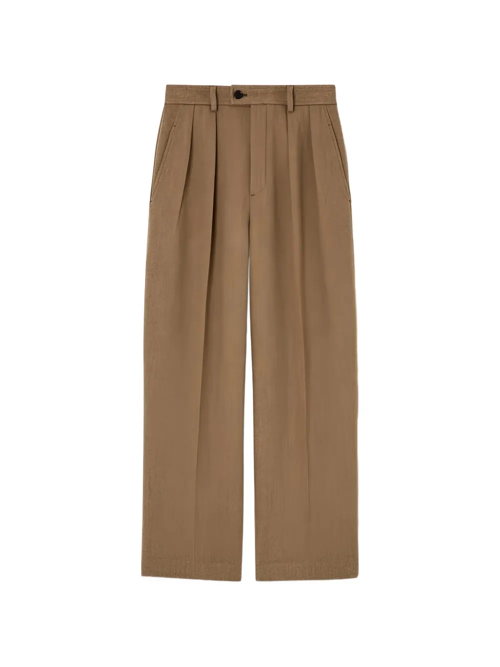 Loro Piana Rodger pleated wool trousers - Marrone