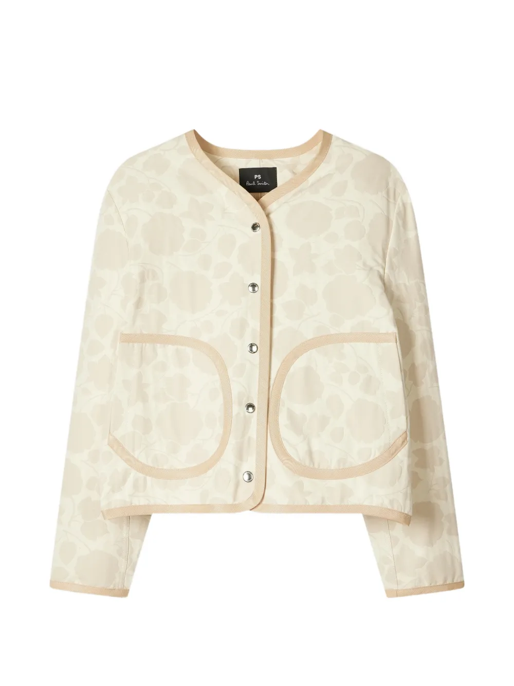 PS Paul Smith Giacca a fiori jacquard - Toni neutri