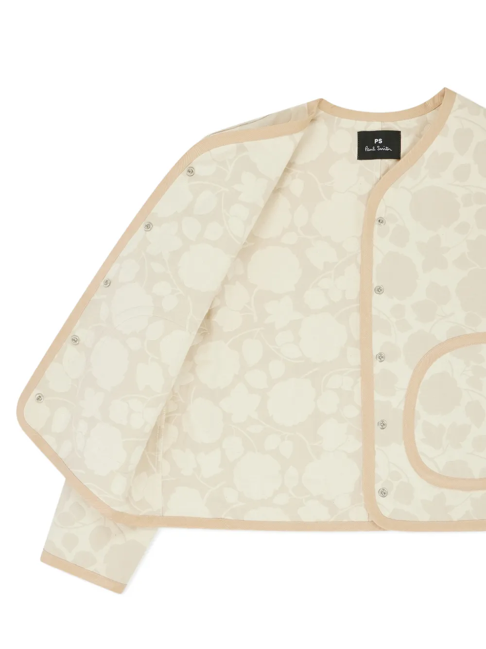 PS Paul Smith Jack met bloemen jacquard Beige