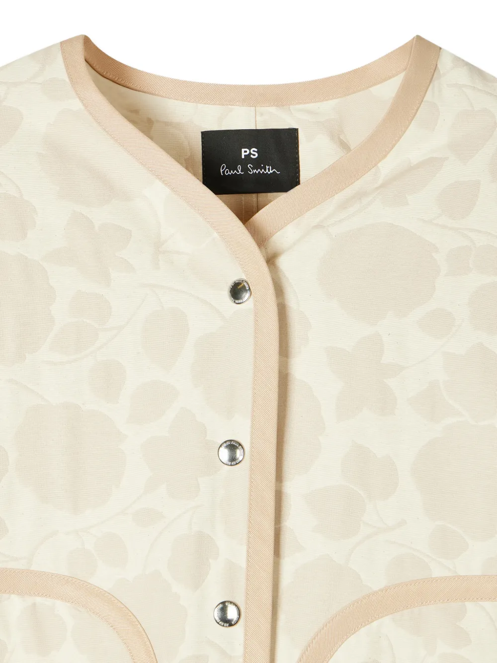 PS Paul Smith Jack met bloemen jacquard Beige