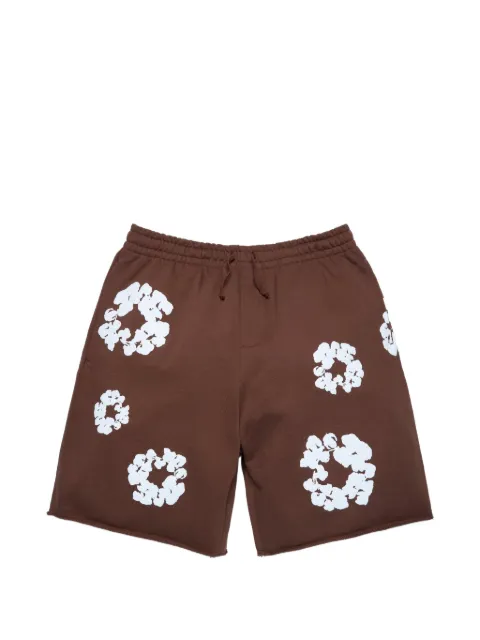 Denim Tears short à fleurs imprimées