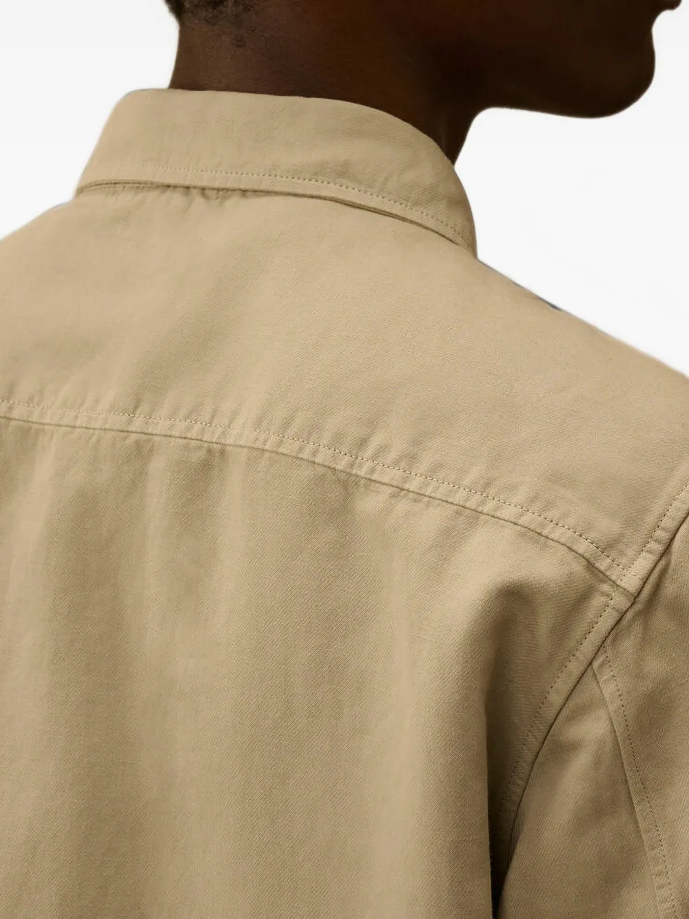 C.P. Company Overhemd met borstzak Beige