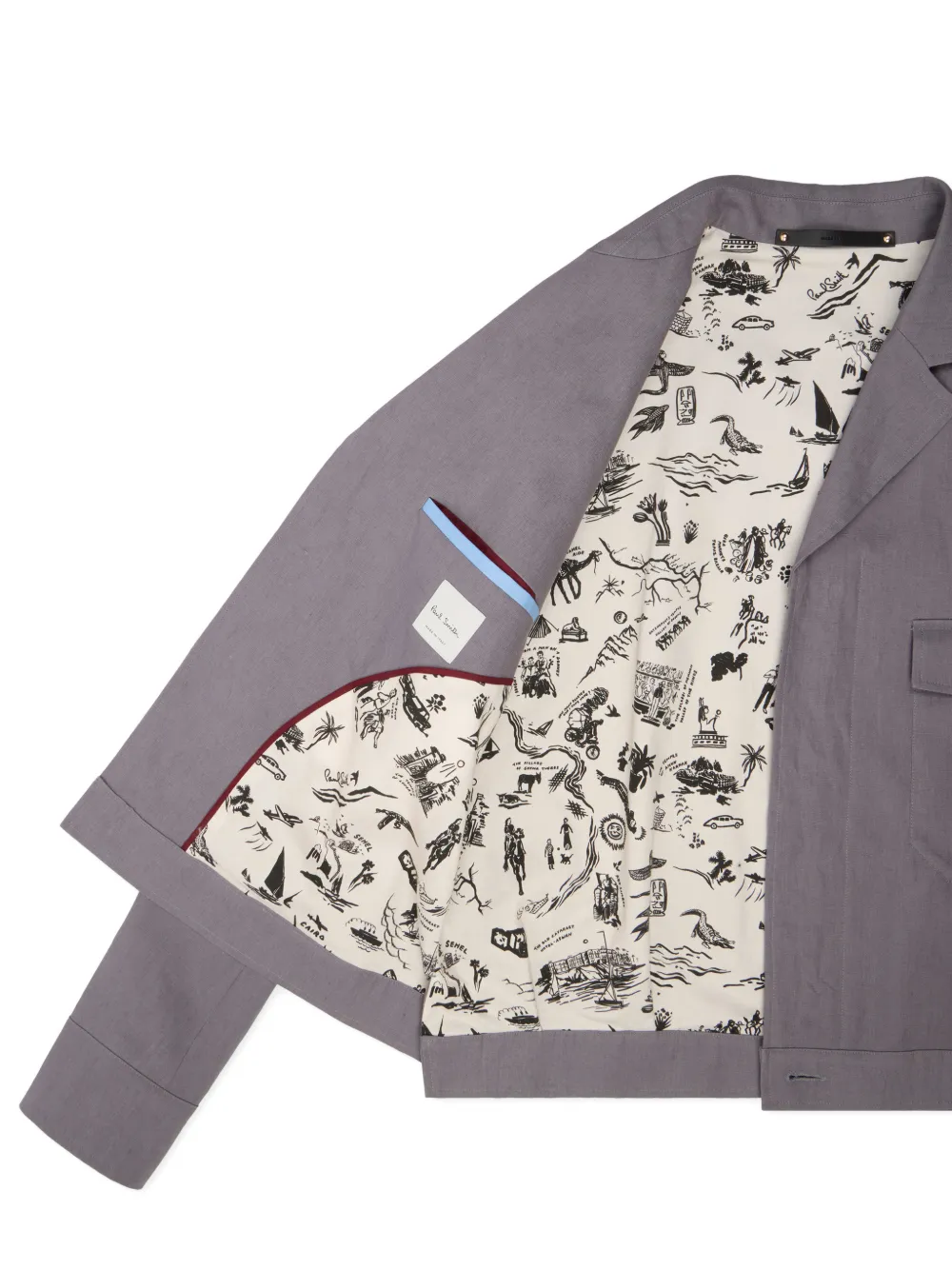 Paul Smith Jack met opgestikte zak Grijs