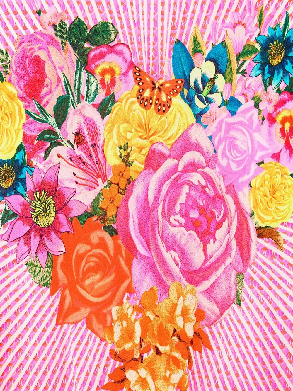 Camilla Maxi-jurk met bloemenprint Roze