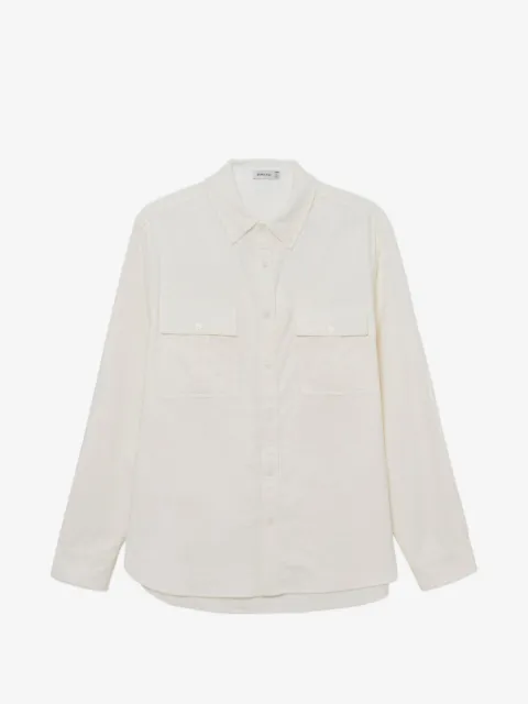 SIMKHAI  Parkes double-gauze button-up shirt
