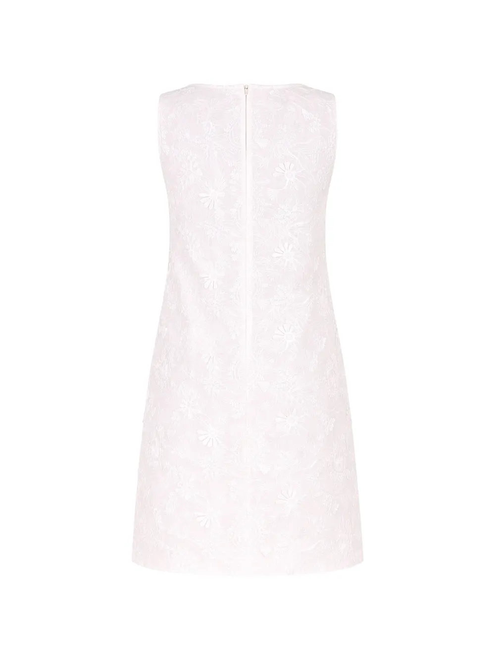  Marella Button Floral Midi Dress - White 