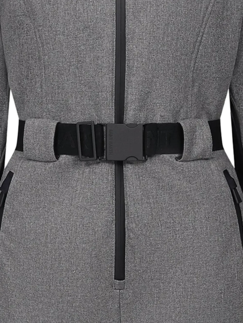  Mc2 Saint Barth Hooded Belted Jumpsuit - Grey 