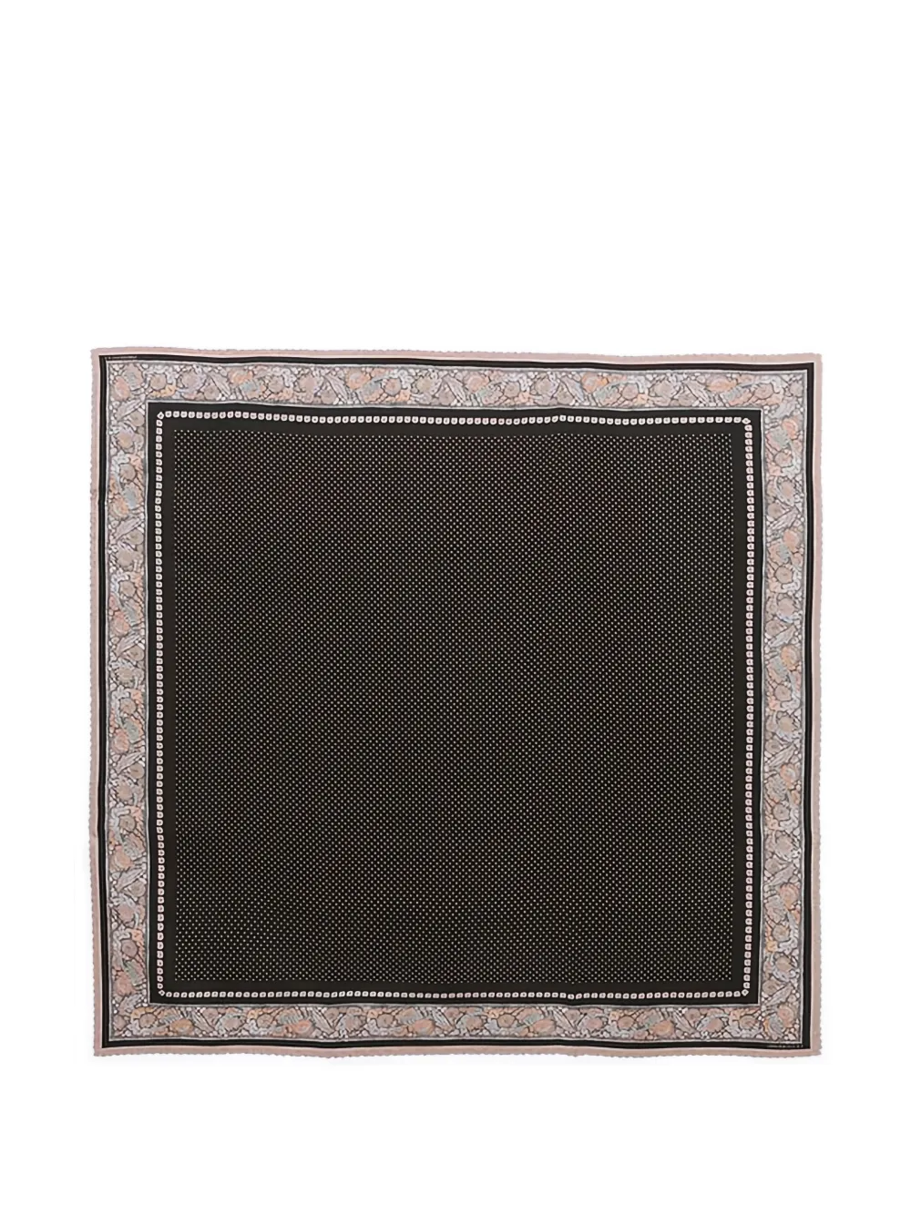 ZIMMERMANN polka-dot floral scarf - Nero