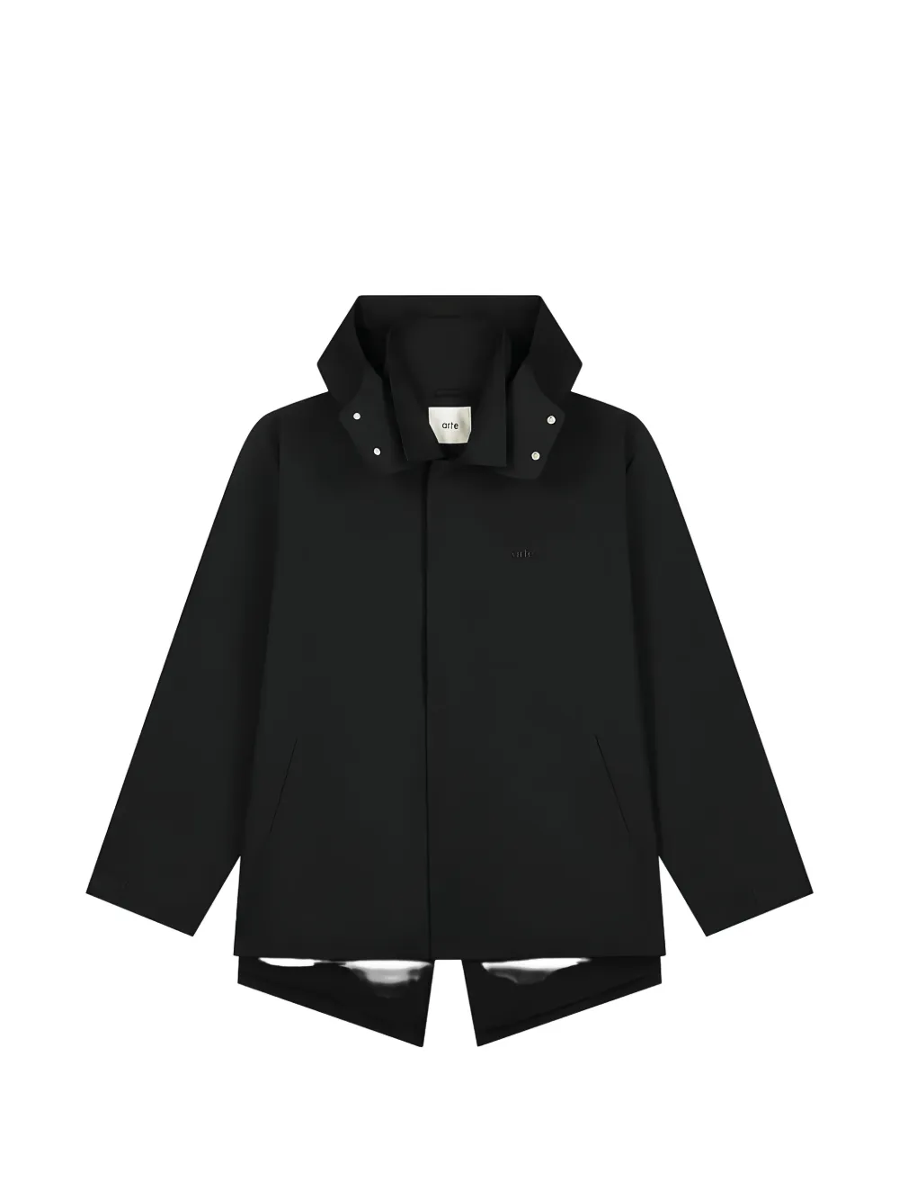 Arte Antwerp hooded jacket - Nero