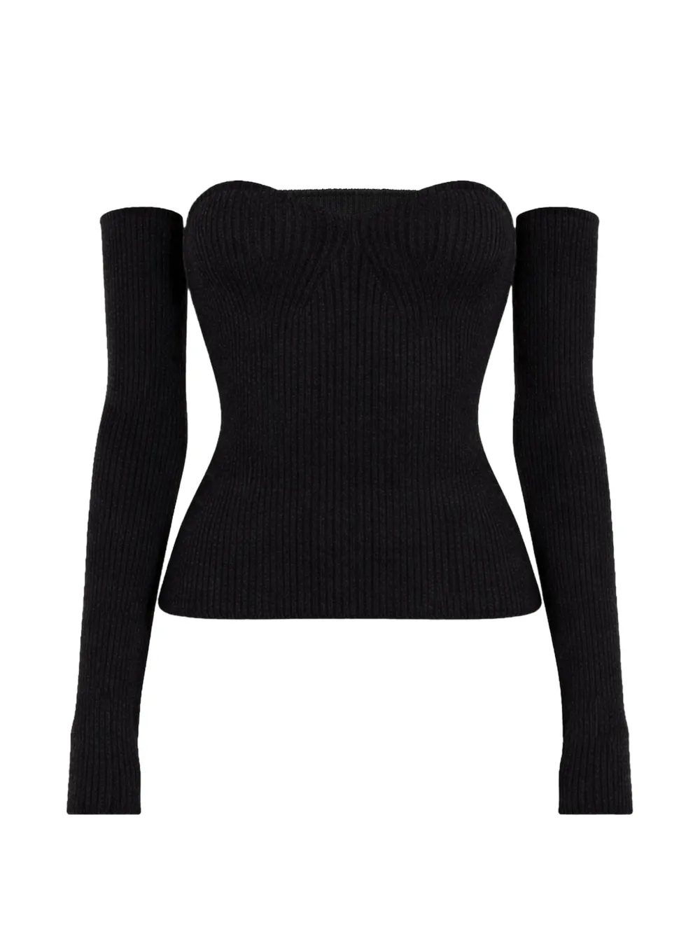 WARDROBE.NYC off-shoulder top - Nero